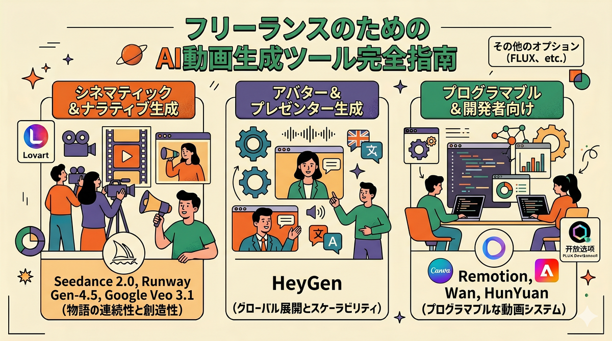 AI動画生成ツール（2026年ガイド）
