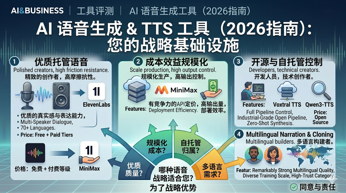 AI语音生成与TTS工具（2026指南）